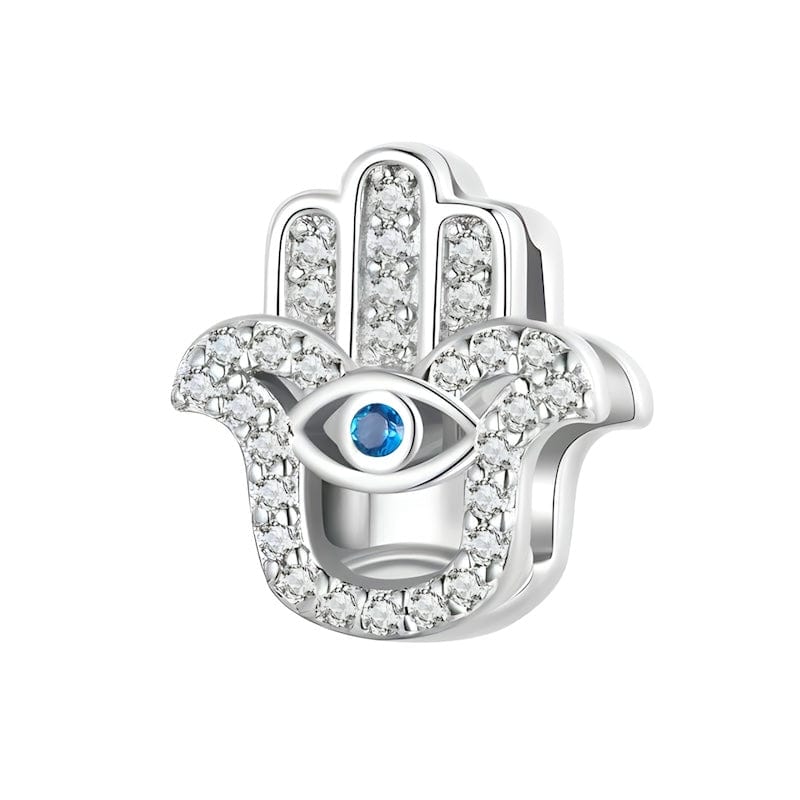 Hand Of Fatima Clip Charm for Reflex Bracelet bracelet by Unique Leather Bracelets