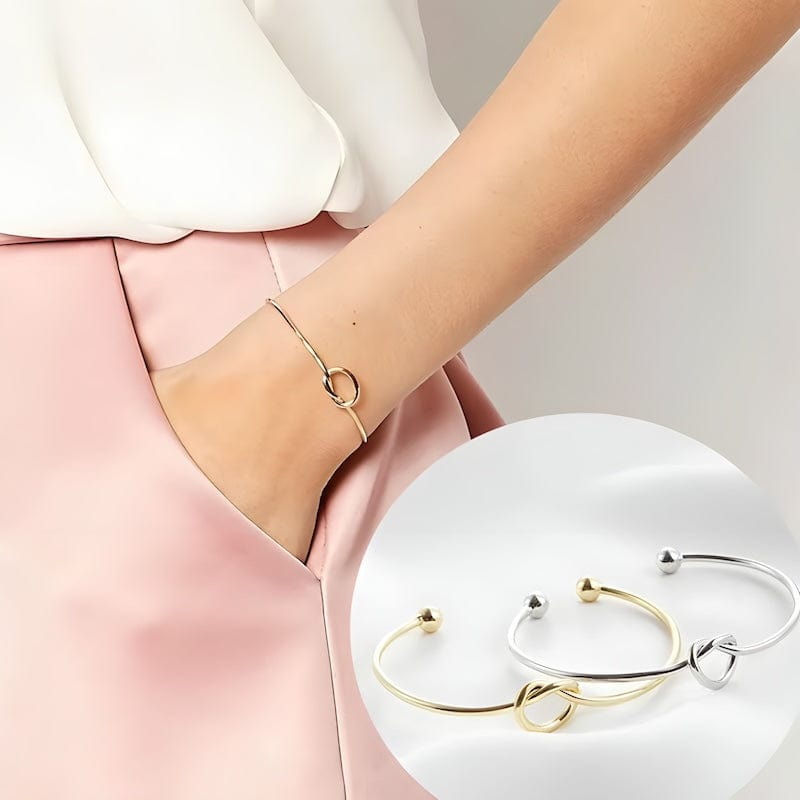 Tie Knot Cuff Bracelet bracelet by Unique Leather Bracelets