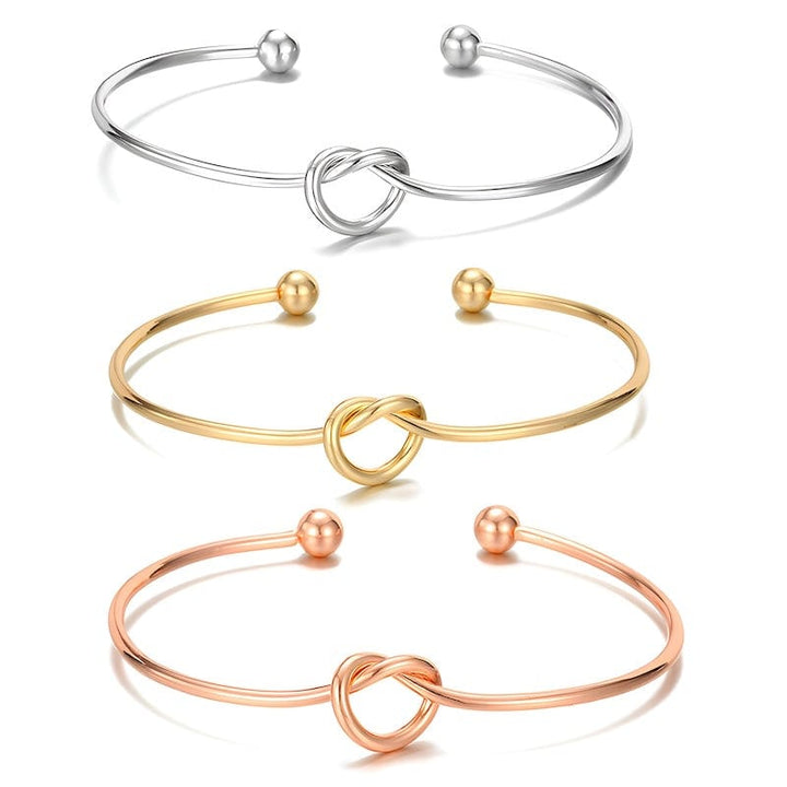 Tie Knot Cuff Bracelet Cuff Unique Leather Bracelets   