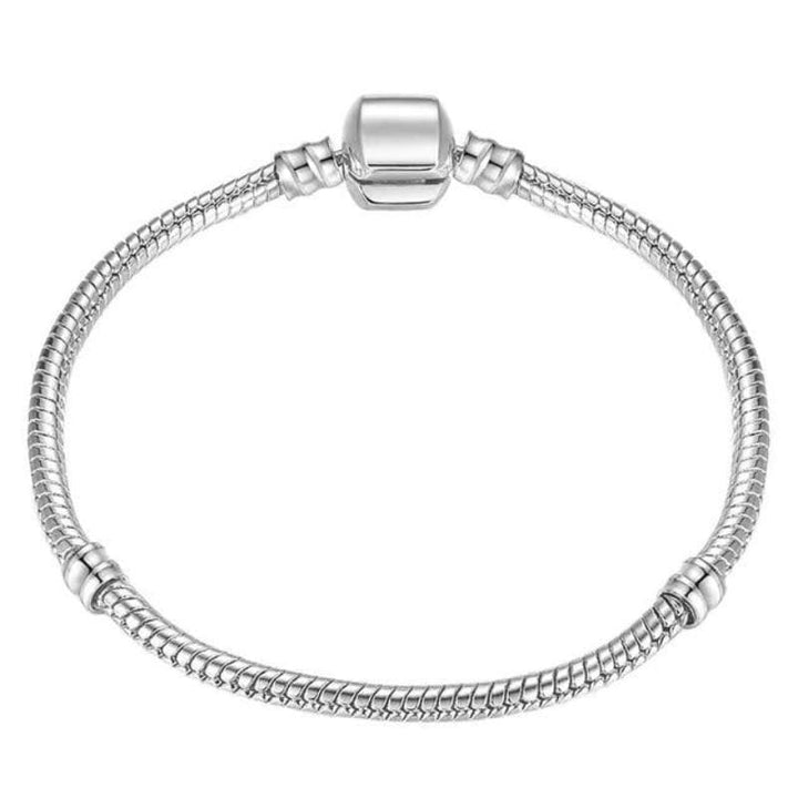 Shimmering Chain Bracelet (Free)  Unique Leather Bracelets Silver 17cm 