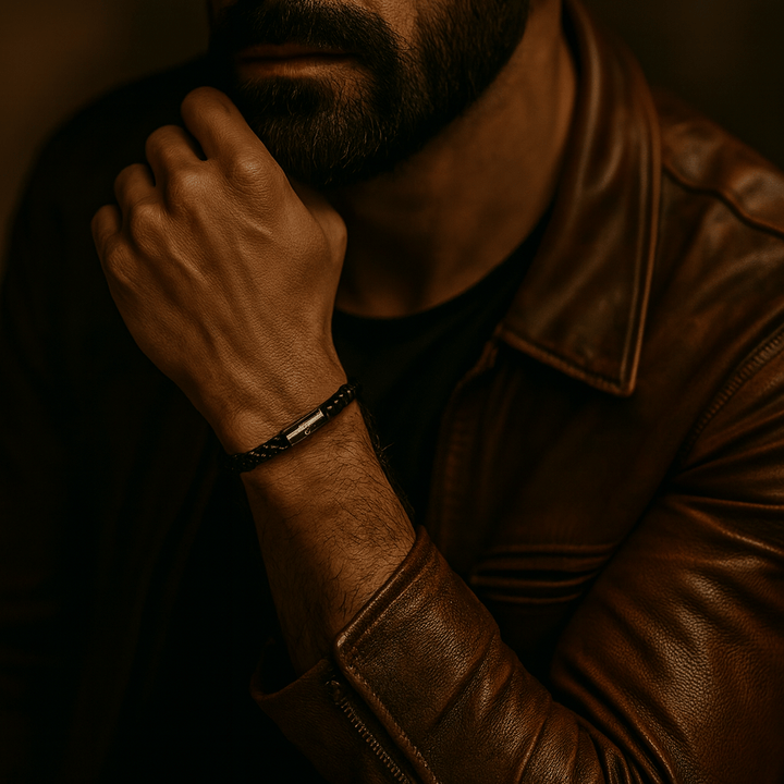 Braided Leather Bracelets bracelet by Unique Leather Bracelets