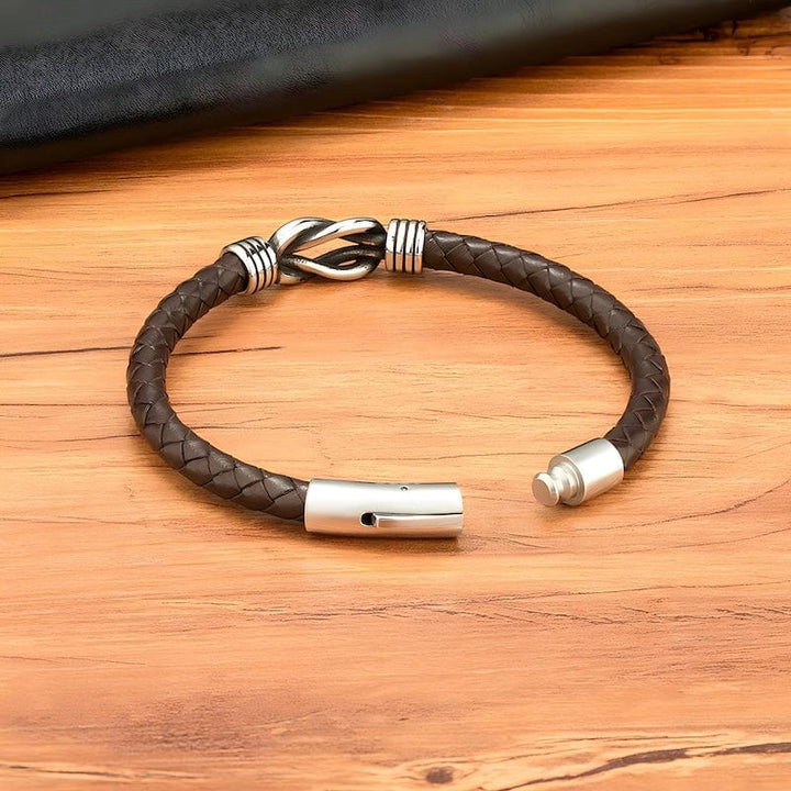 Sport Style Men Woven Leather Bracelet bracelet by Unique Leather Bracelets