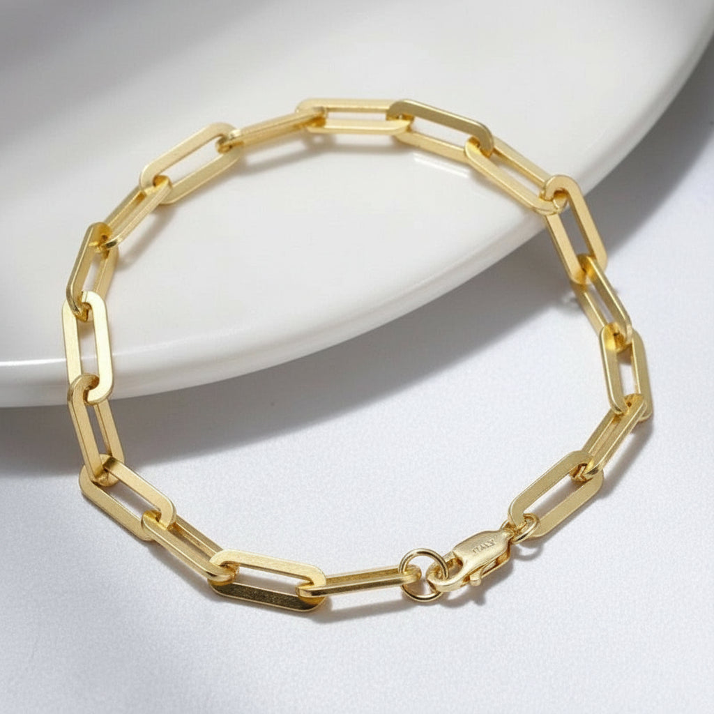 Paperclip Bracelet bracelet by Unique Leather Bracelets