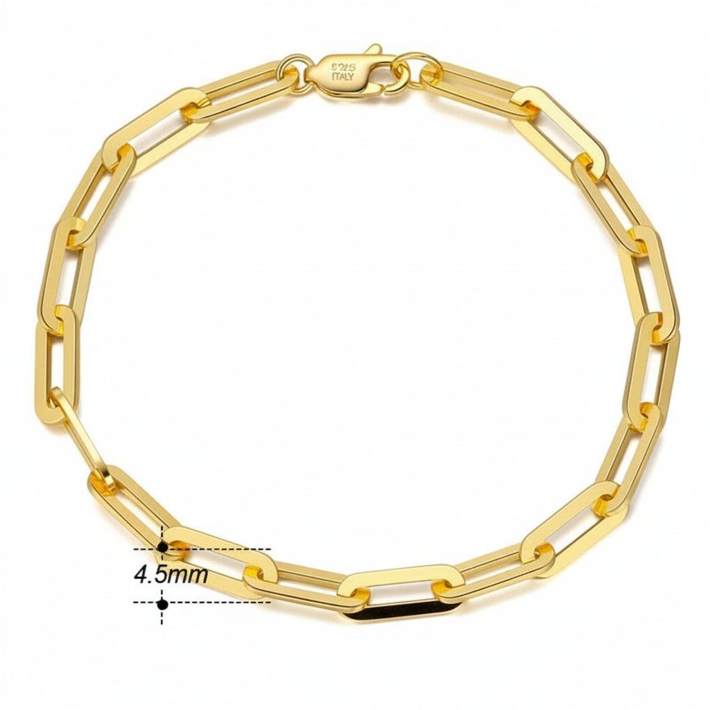 Paperclip Bracelet bracelet by Unique Leather Bracelets