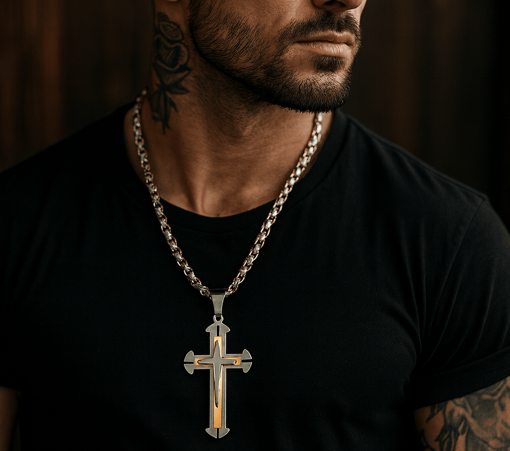 Necklaces Cross Pendant Necklace Unique Leather Bracelets