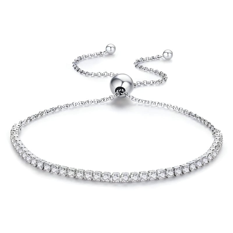 Tennis Bracelet Diamond Zircon bracelet by Unique Leather Bracelets