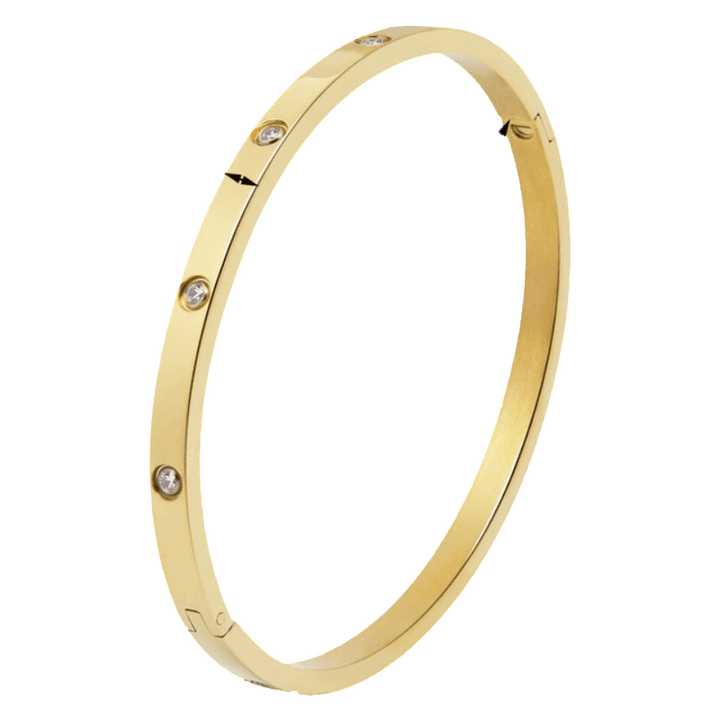 Love Bangle Bracelet Bangle Unique Leather Bracelets Small Gold Narrow