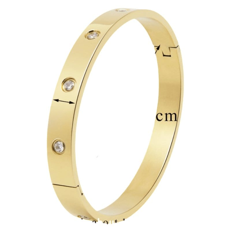 Love Bangle Bracelet Bangle Unique Leather Bracelets Large Gold Wide