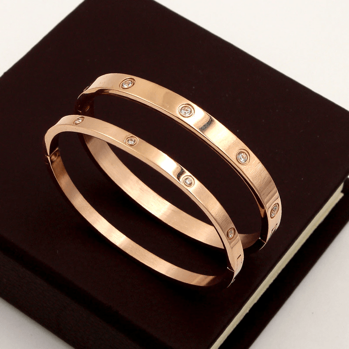 Love Bangle Bracelet bracelet by Unique Leather Bracelets