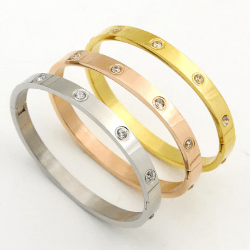 Love Bangle Bracelet bracelet by Unique Leather Bracelets