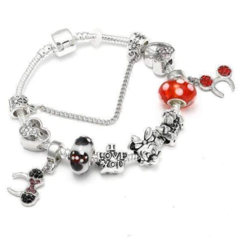 Children's Sparkle Charm Bracelet - Complete Set with Colorful Beads & Charms bracelet by Unique Leather Bracelets