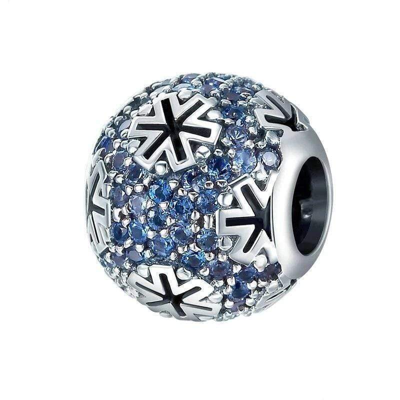 Snowflake Charm bracelet by Unique Leather Bracelets