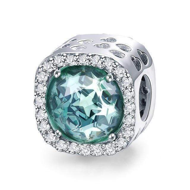 Tropical Ocean Charm bracelet by Unique Leather Bracelets