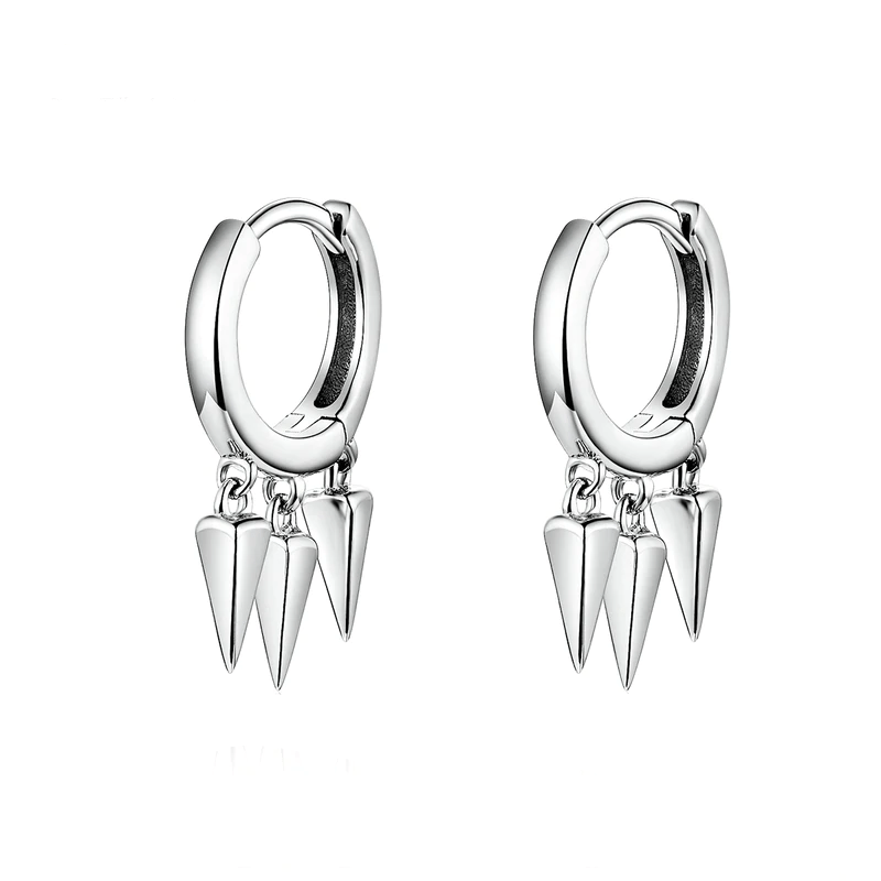 Punk Rock Dangle Earrings bracelet by Unique Leather Bracelets