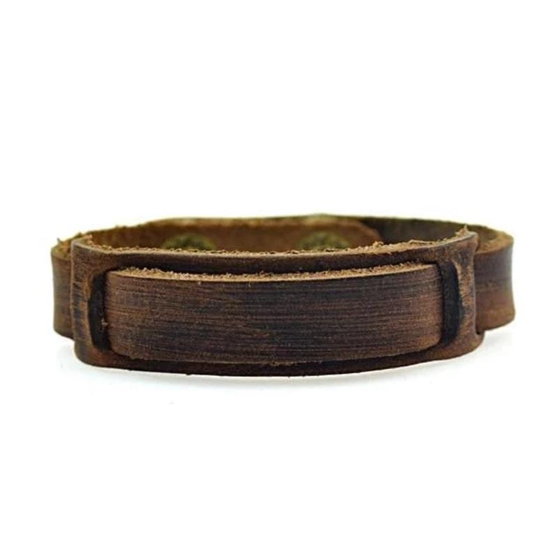 Classic Rustic Leather Bracelets bracelet by Unique Leather Bracelets