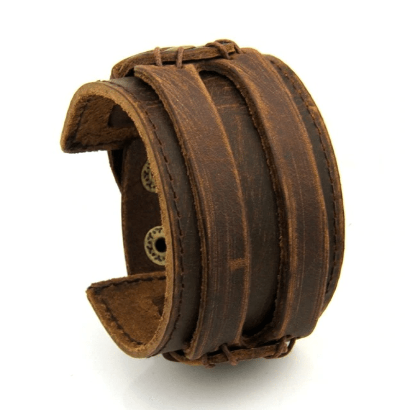 Leather Double Strap Leather Bracelets