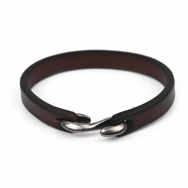 Vintage Leather Hook Bracelet bracelet by Unique Leather Bracelets