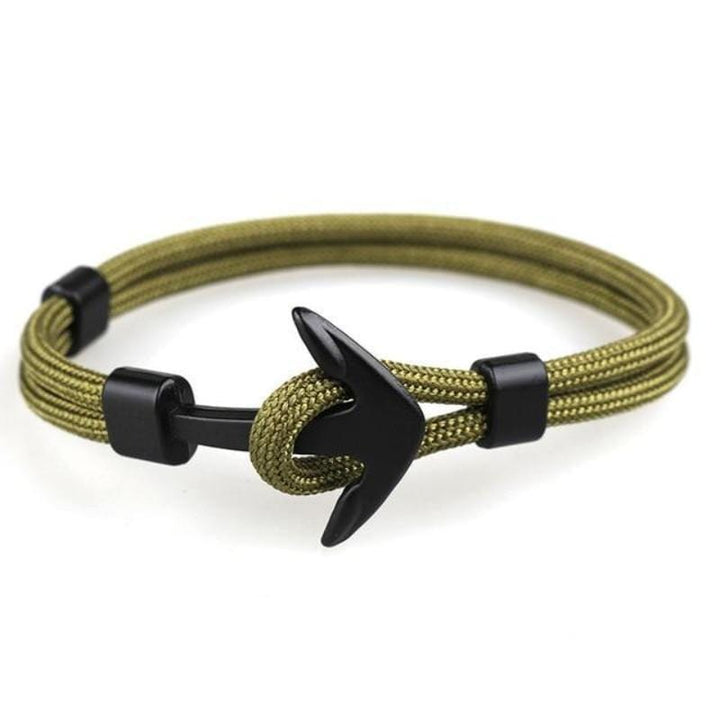 Anchor Wrap Paracord Bracelet bracelet by Unique Leather Bracelets